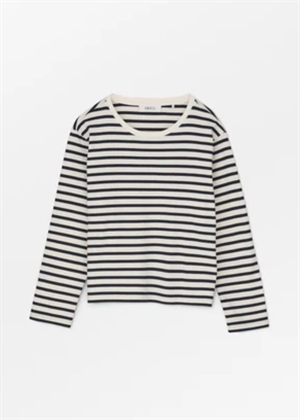 Loui oversized bluse Dark Navy/White Stripe Skall Studio
